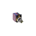 Idec IP65 Key Switch DPST 10A 3-Position Spring Return Straight Key 