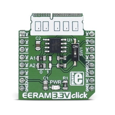 MikroElektronika EERAM 3.3V Click SRAM MikroBus Click Board 16kB Memory MIKROE-2728