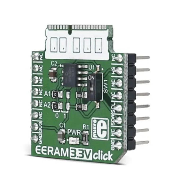 MikroElektronika EERAM 3.3V Click SRAM MikroBus Click Board 16kB Memory MIKROE-2728