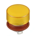 Idec Yellow Momentary Push Button Head, 22 mm Cutout Diameter, IP20, Plastic, Round HW1A-L2Y
