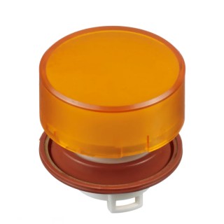 Idec HW Series Amber Momentary Push Button Head 22mm Cutout, Plastic, IP20 HW1A-L2A