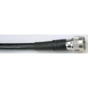 Atem N Type Series 1 m RG213 Coaxial Cable 50 Ω, Black, Terminated RG213