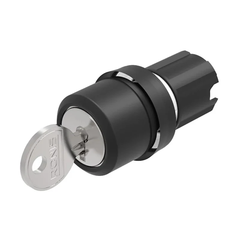EAO 45 Series 3-position Momentary Key Switch Head, IP69K, 275° Angle of Throw, 1 Key 45-290J.1000.111