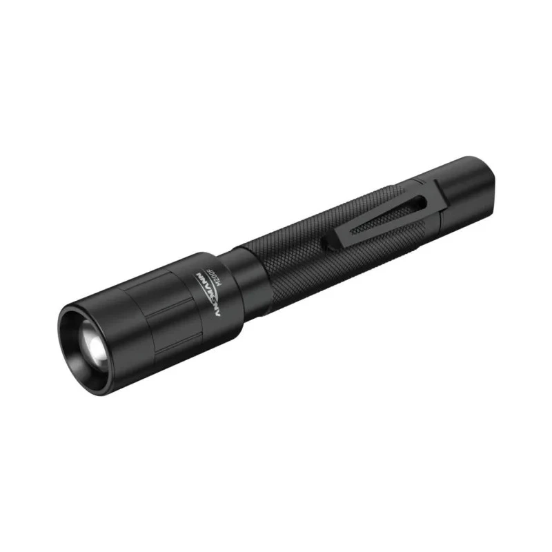 Ansmann LED Torch Black 240 lm Luminosity IP54 Aluminium Housing 164 mm Length 1600-0173-520
