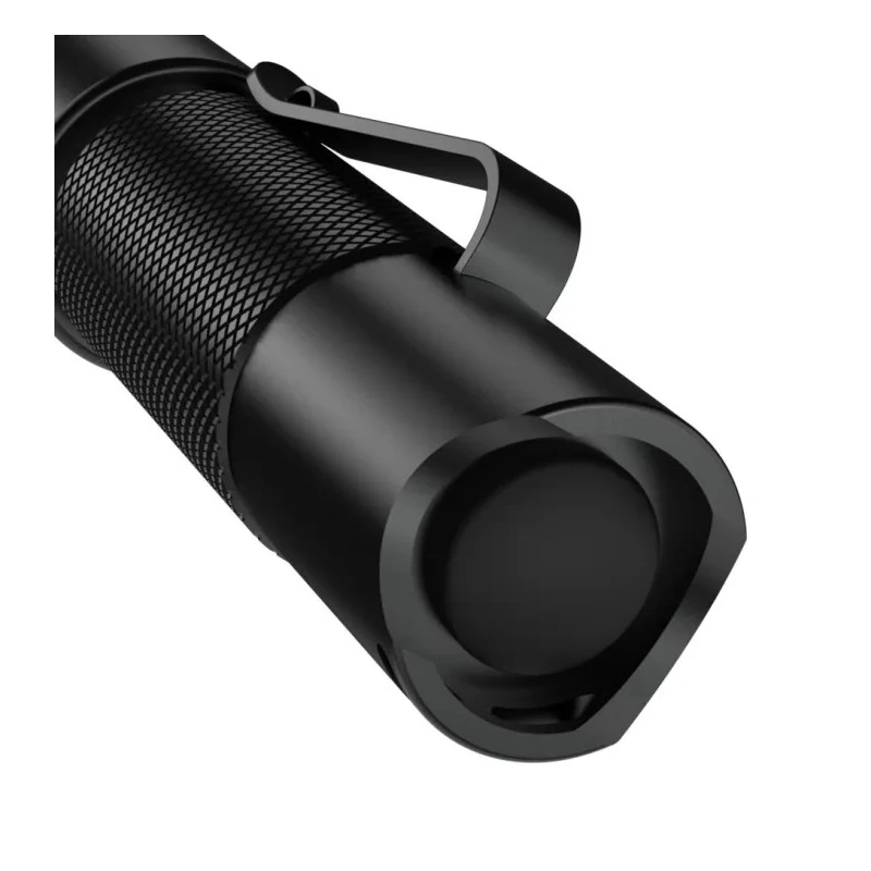 Ansmann Aluminium LED Torch Black 115 Lumens, Spot and Flood Beam, IP54, 104.3 mm Length 1600-0170-520