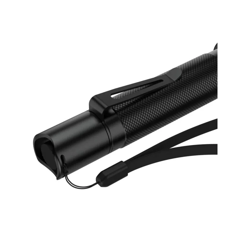 Ansmann LED Torch Black 240 lm Luminosity IP54 Aluminium Housing 164 mm Length 1600-0173-520