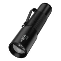 Ansmann Aluminium LED Torch Black 115 Lumens, Spot and Flood Beam, IP54, 104.3 mm Length 1600-0170-520