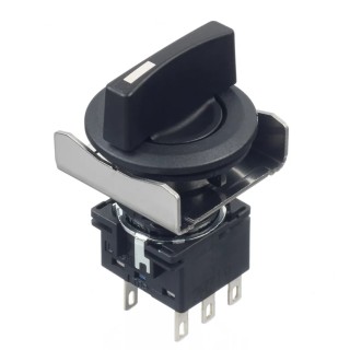 Idec Spring Return Selector Switch Screw Terminal 3PDT Flush Silhouette LBW6S-3T6