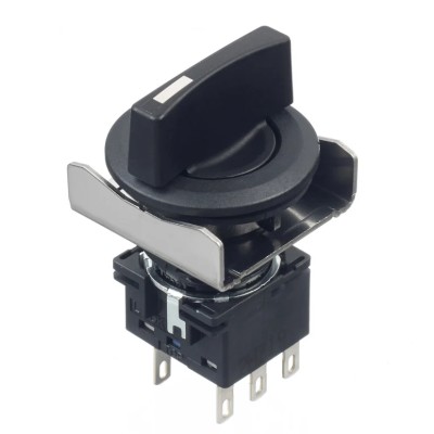 Idec Spring Return Selector Switch Screw Terminal 3PDT Flush Silhouette LBW6S-3T6