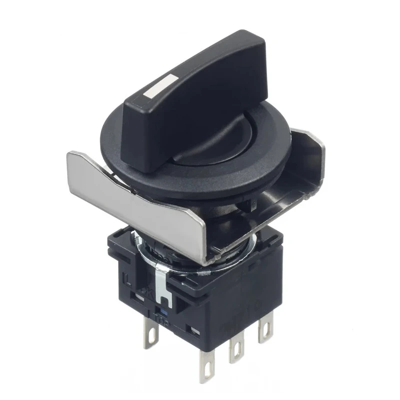 Idec Spring Return Selector Switch Screw Terminal 3PDT Flush Silhouette LBW6S-3T6