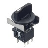 Idec Spring Return Selector Switch Screw Terminal 3PDT Flush Silhouette LBW6S-3T6