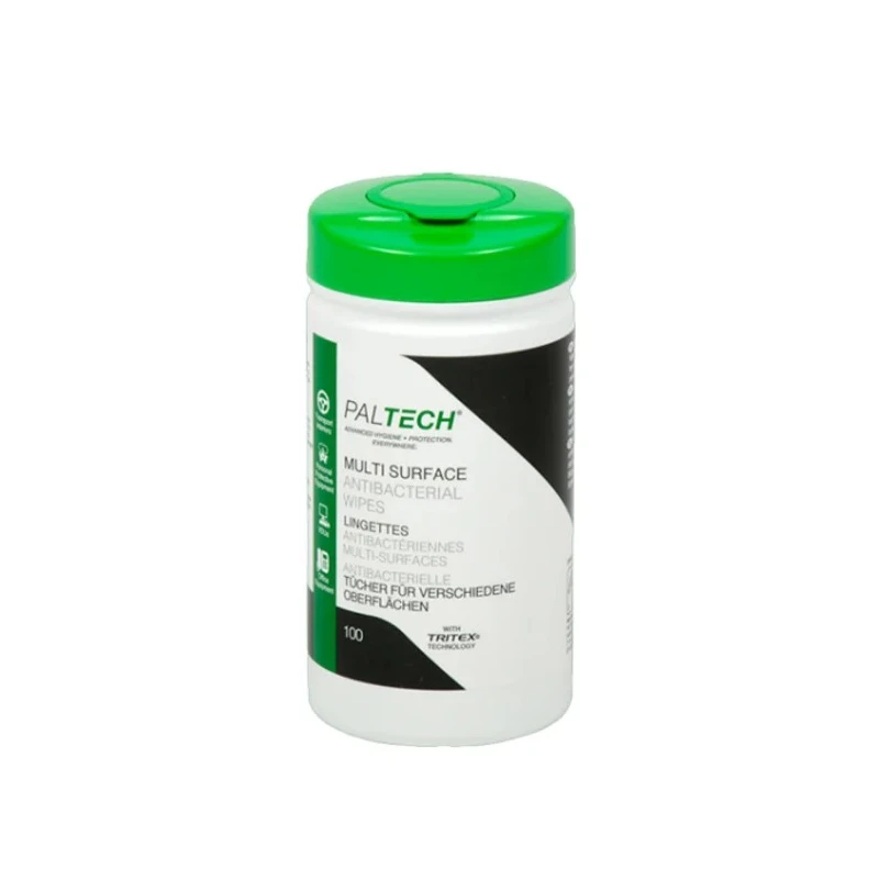 PAL Wet Disinfectant Wipes Dispenser Box 130 x 180 mm 100 Per Pack W840110PT