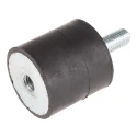RS PRO M10 Anti-Vibration Mount Male to Female Bobbin 96.14 kg Compression Load 40 mm OD 40 mm Height 171-2607