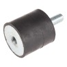 RS PRO M10 Anti-Vibration Mount Male to Female Bobbin 96.14 kg Compression Load 40 mm OD 40 mm Height 171-2607