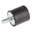 RS PRO M10 Anti-Vibration Mount Male to Female Bobbin 96.14 kg Compression Load 40 mm OD 40 mm Height 171-2607
