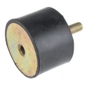 RS PRO M12 Anti-Vibration Mount Male to Female Bobbin Cylindrical 313.06 kg Compression Load, 70 mm OD, 50 mm Height 171-2611