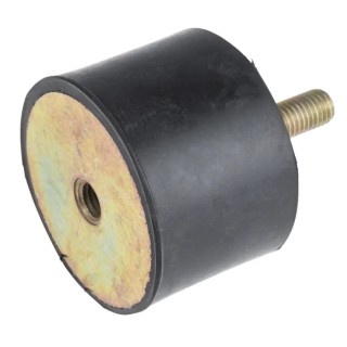 RS PRO M12 Anti-Vibration Mount Male to Female Bobbin Cylindrical 313.06 kg Compression Load, 70 mm OD, 50 mm Height 171-2611