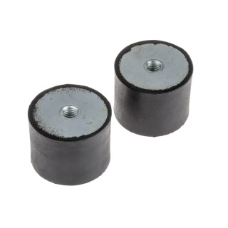 RS PRO M10 Anti-Vibration Mount Female Buffer Foot 167.9 kg Compression Load, 50 mm OD, 40 mm Height 171-2633