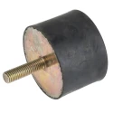 RS PRO M12 Anti-Vibration Mount Male to Female Bobbin 194.26 kg Compression 75 mm OD 50 mm H 171-2613