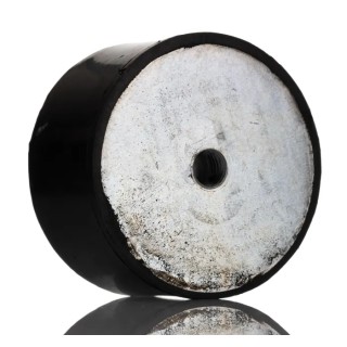 RS Pro Anti-Vibration Mount Female Buffer Foot M16 Thread Size 100 mm OD 55 mm Height Compression Load 794.66 kg 171-2637