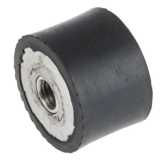 RS PRO Anti-Vibration Mount Female Buffer Foot M8 Thread Size 30 mm OD 20 mm Height 67.86 kg Compression 171-2624
