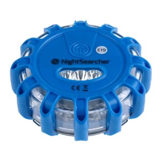 Nightsearcher Pulsar-AAA Series Blue Light Module 3.7V Steady, Flashing LED Bulb Polycarbonate Housing IP66 NSPULSARAAA-B
