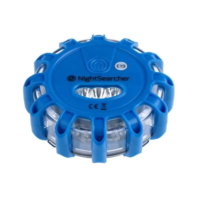 Nightsearcher Pulsar-AAA Series Blue Light Module 3.7V Steady, Flashing LED Bulb Polycarbonate Housing IP66 NSPULSARAAA-B