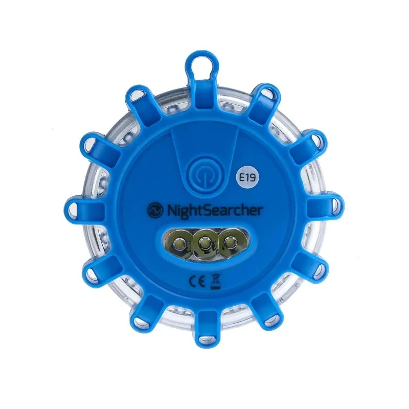 Nightsearcher Pulsar-AAA Series Blue Light Module 3.7V Steady, Flashing LED Bulb Polycarbonate Housing IP66 NSPULSARAAA-B