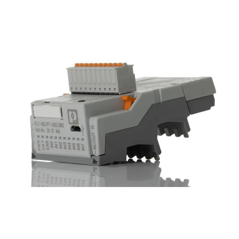 Phoenix Contact PLC-V8C/PT-24DC/BM2 Series Controller, 24V DC Input, 16 Plug-In Connections, Compact 50x48.5x82.5mm 2907446