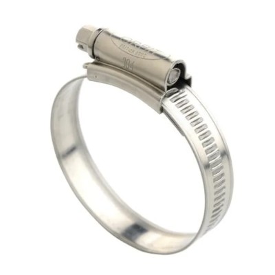 RS PRO 316 Stainless Steel Slotted Hex Hose Clip 14.7 mm Band Width 45-60 mm Inside Diameter 172-0603