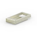 TE Connectivity CFP2 Cage Assembly 1 Port 10-Position Straight Aluminium Alloy Housing 500mA 2274843-2