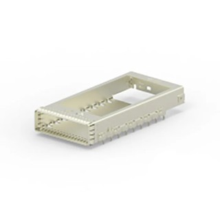 TE Connectivity CFP2 Cage Assembly 1 Port 10-Position Straight Aluminium Alloy Housing 500mA 2274843-2
