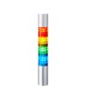 Patlite Signal Tower LR4 Series Amber, Blue, Clear, Green, Red, White 4 Lights 24V DC Pole Mount LR4-402PJNW-RYGB