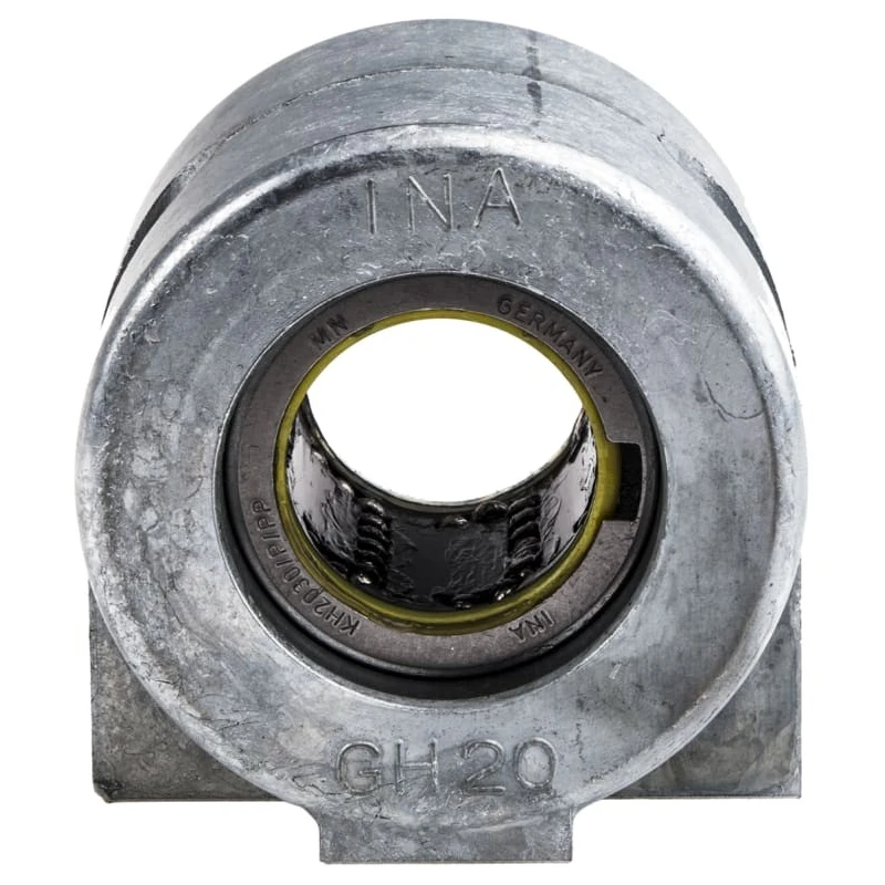 INA Bearing Unit, Linear Ball Bearing Unit, KGHA Series, 20mm Inside Diameter, 2-Bolt Base Mount, Dynamic Load KGHA20-PP