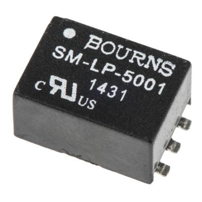 Bourns Surface Pulse Transformer 1:1 Turns Ratio, 3.8 h Primary Inductance, 115Ω Primary Resistance SM-LP-5001