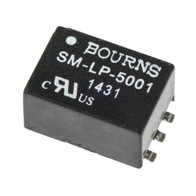 Bourns Surface Pulse Transformer 1:1 Turns Ratio, 3.8 h Primary Inductance, 115Ω Primary Resistance SM-LP-5001