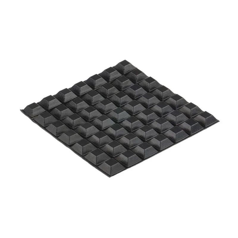 RS PRO Square Polyurethane Self-Adhesive Feet 20.6 mm Diameter 7.6 mm Thickness 173-5948