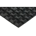 RS PRO Square Polyurethane Self-Adhesive Feet 20.6 mm Diameter 7.6 mm Thickness 173-5948