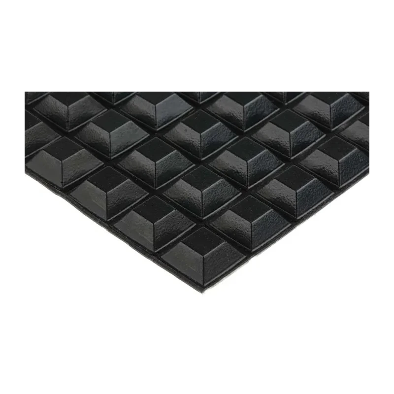 RS PRO Square Polyurethane Self-Adhesive Feet 20.6 mm Diameter 7.6 mm Thickness 173-5948