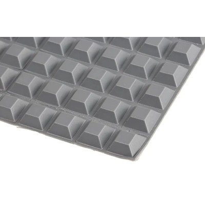 RS PRO Square Polyurethane Self-Adhesive Feet 20.6 mm Diameter, 7.6 mm Thickness, Operating Temperature -40°C to 173-5950