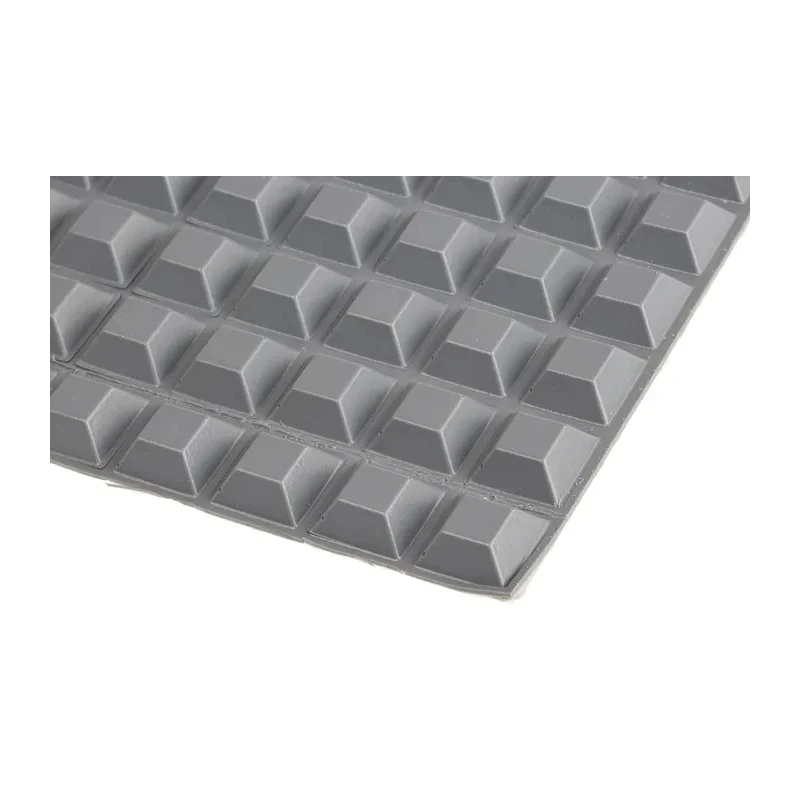 RS PRO Square Polyurethane Self-Adhesive Feet 20.6 mm Diameter, 7.6 mm Thickness, Operating Temperature -40°C to 173-5950