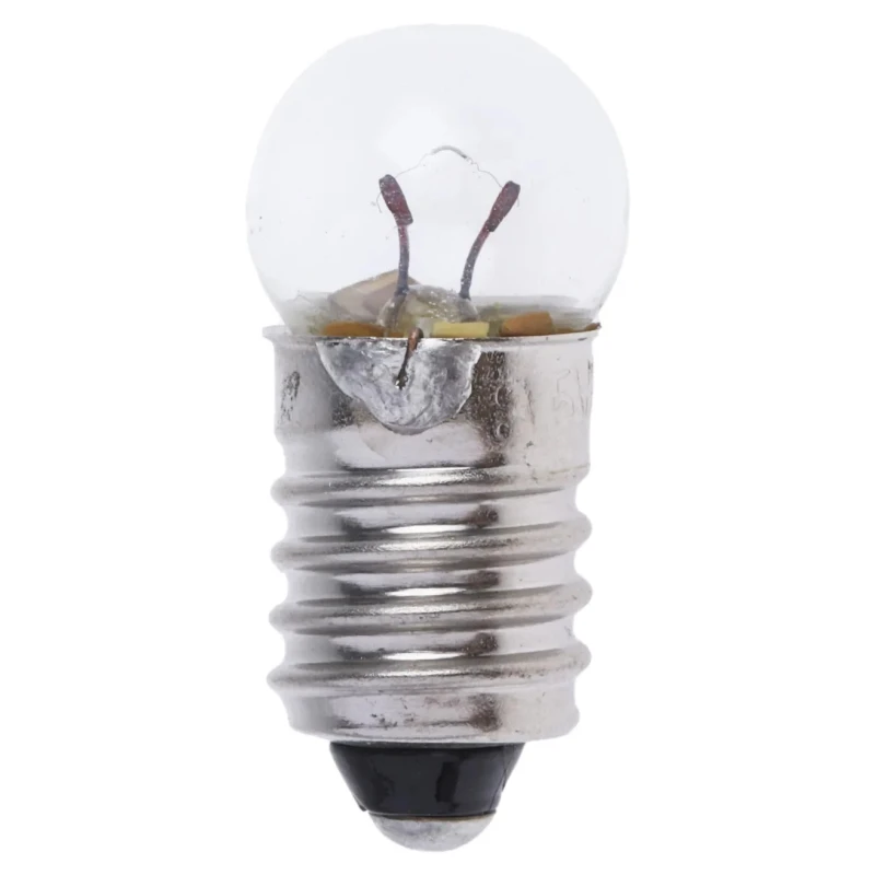 Orbitec E10 Indicator Light Clear, 3.5V, 200mA, 11mm Diameter, 23mm Length E3646