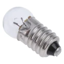 Orbitec E10 Indicator Light Clear, 3.5V, 200mA, 11mm Diameter, 23mm Length E3646