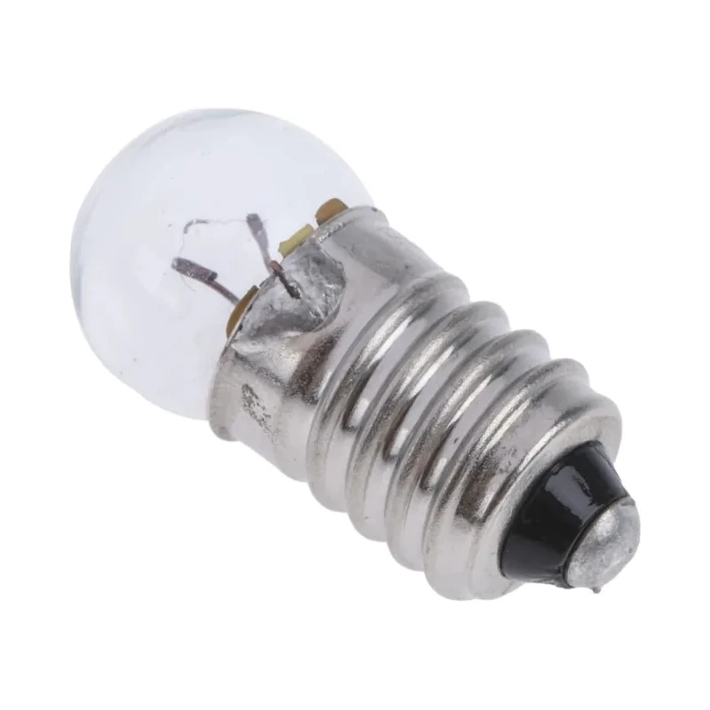 Orbitec E10 Indicator Light Clear, 3.5V, 200mA, 11mm Diameter, 23mm Length E3646