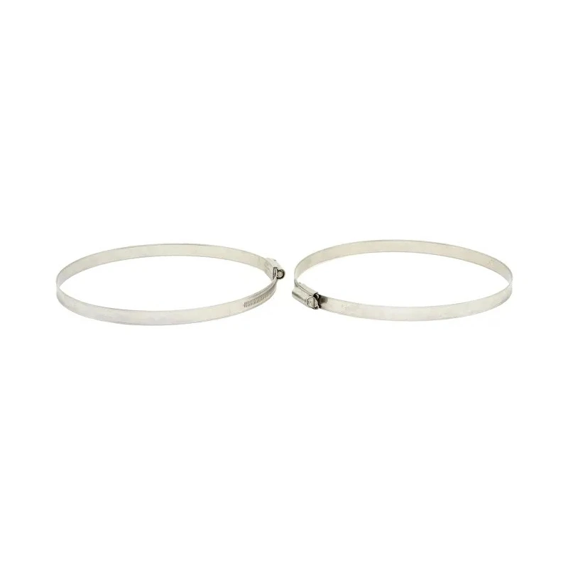 RS PRO 316 Stainless Steel Slotted Hex Hose Clip 14.7mm Width 130mm to 160mm ID 172-0611