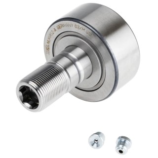 INA Stud Cam Follower with 24mm Bore Diameter and 62mm Roller Diameter NUKR62-A