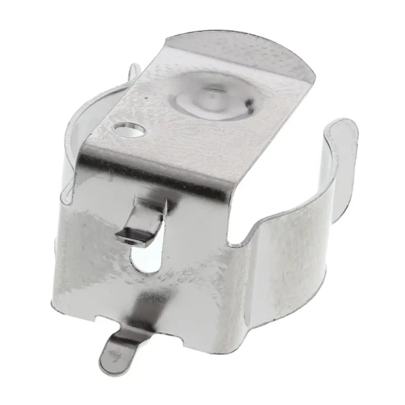 Keystone AA Battery Clip Button Polycarbonate Body Surface Mount 9.5mm x 10.29mm x 9.11mm 92