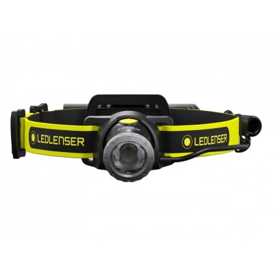 LEDLENSER IH8R LED Head Torch 600 lm Luminous Flux 150 m Beam Distance Rechargeable Lithium-ion Battery IP54 Rating IH Series