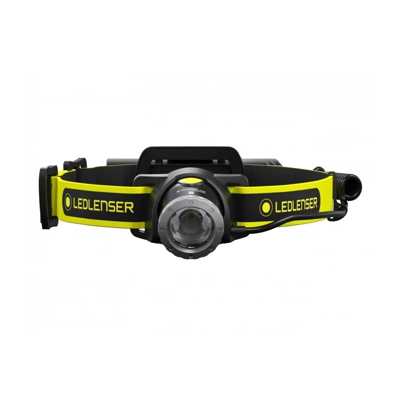 LEDLENSER IH8R LED Head Torch 600 lm Luminous Flux 150 m Beam Distance Rechargeable Lithium-ion Battery IP54 Rating IH Series