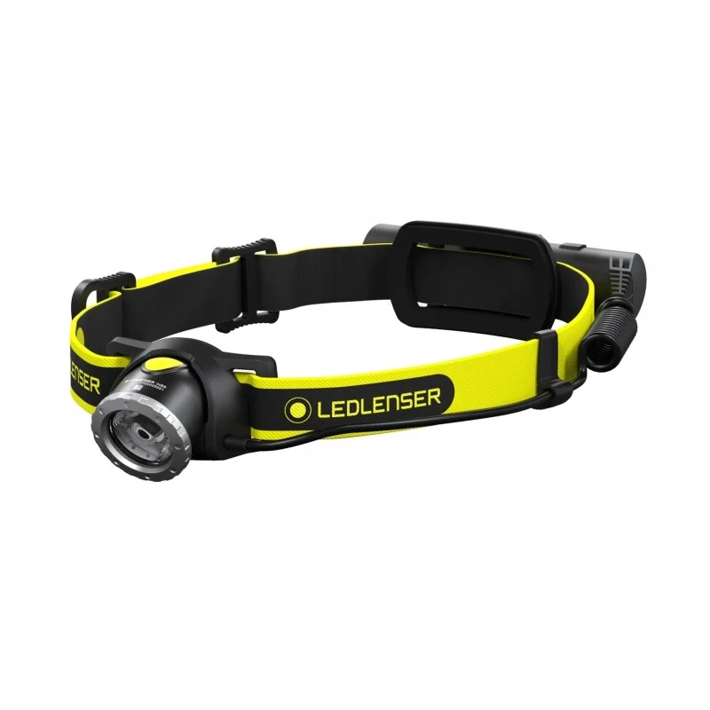 LEDLENSER IH8R LED Head Torch 600 lm Luminous Flux 150 m Beam Distance Rechargeable Lithium-ion Battery IP54 Rating IH Series